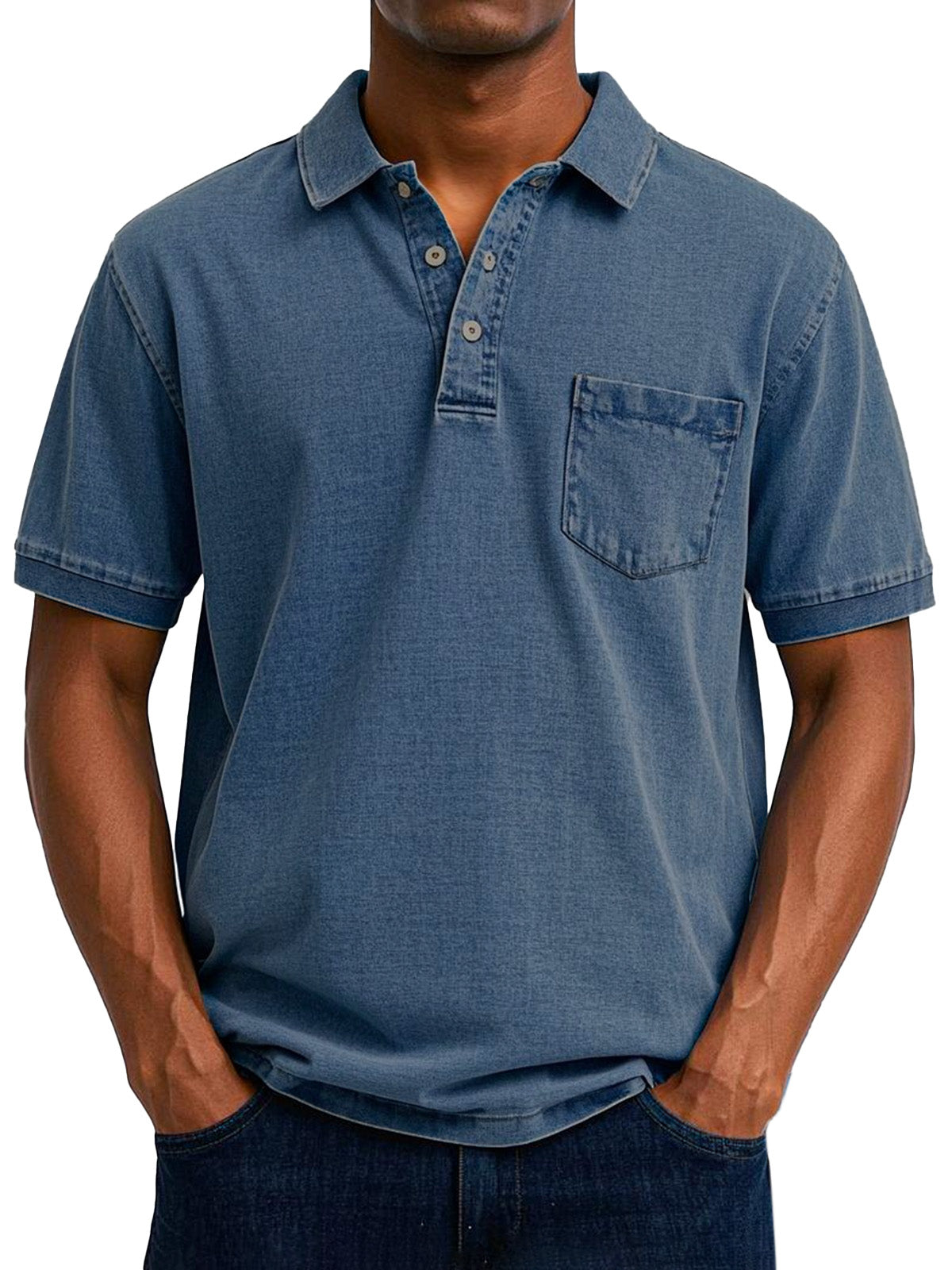 Benedykt – Męska koszulka polo w stylu vintage casual