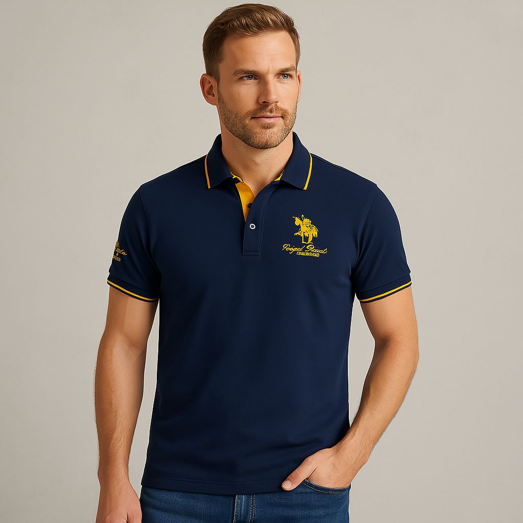 Norbert – Elegancka koszulka polo z organicznej bawełny