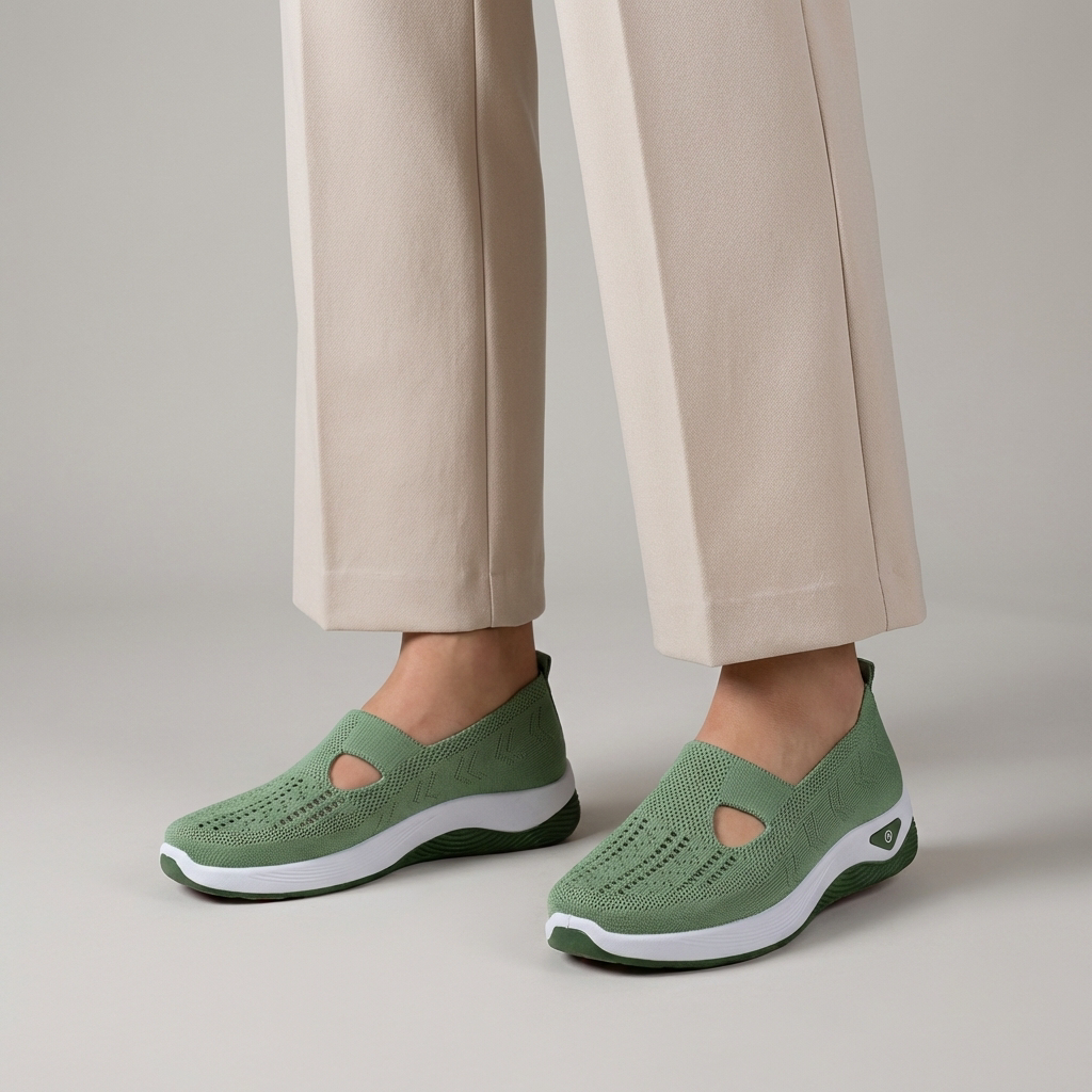 Damskie buty ortopedyczne z arch support, oddychające i antypoślizgowe