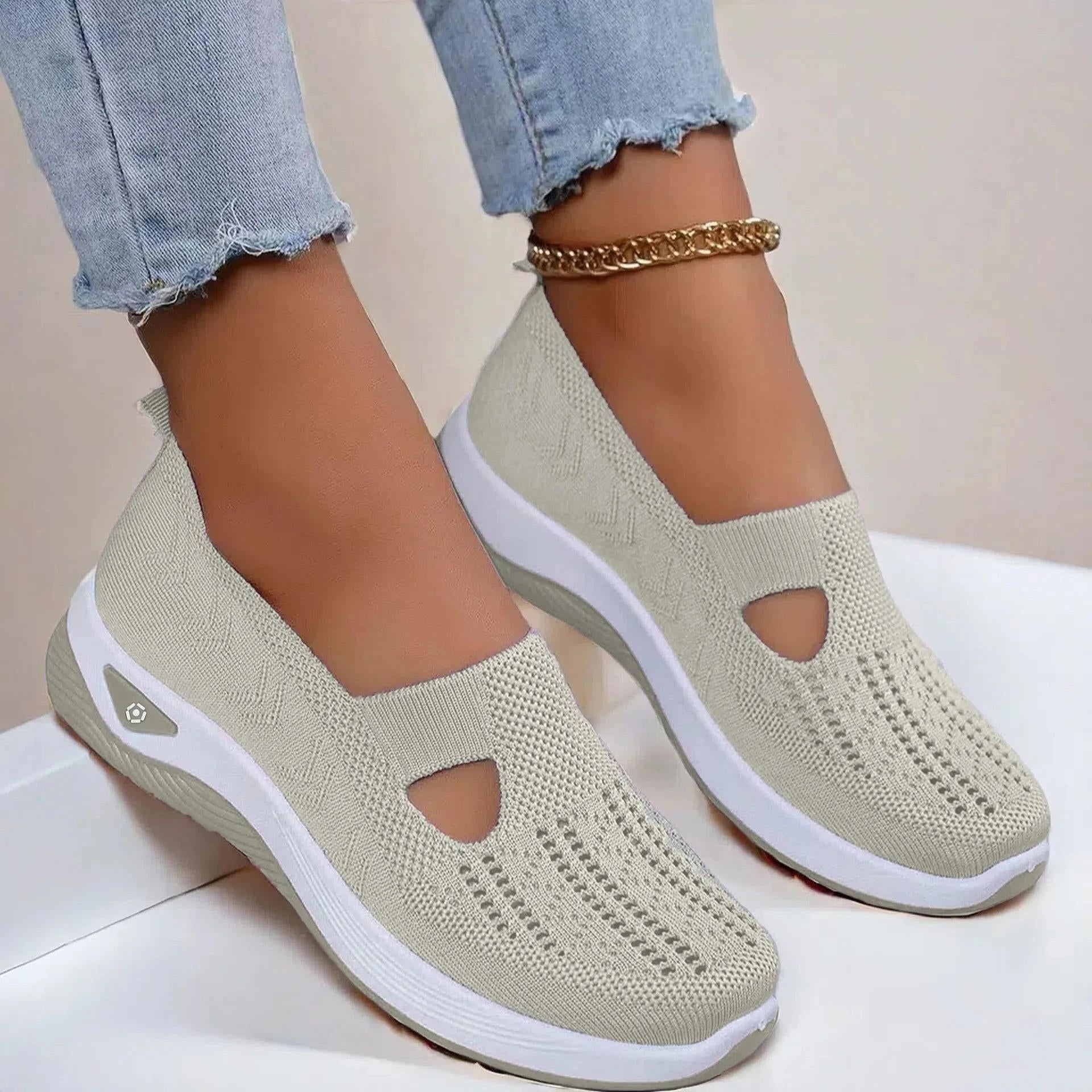 Damskie buty ortopedyczne z arch support, oddychające i antypoślizgowe