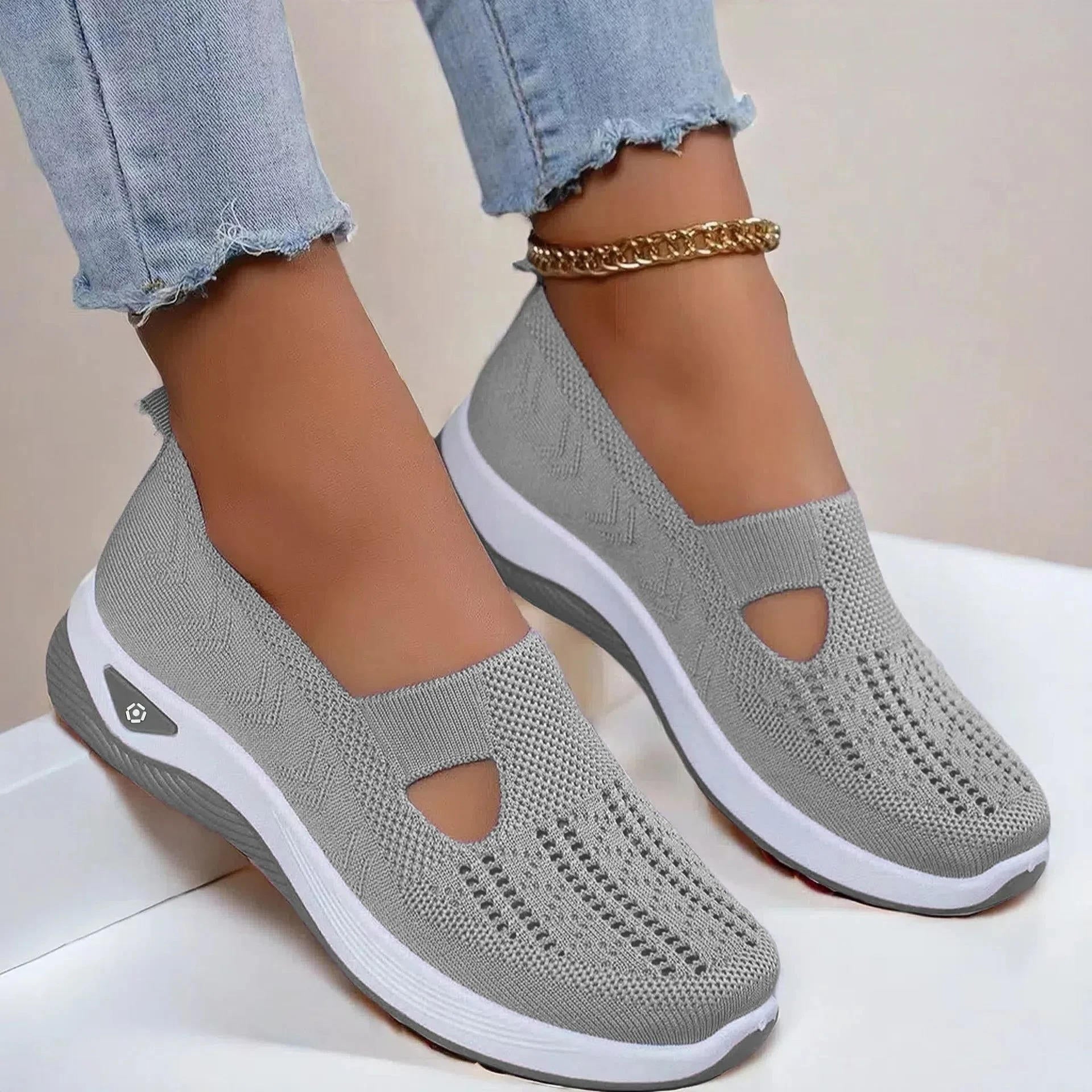 Damskie buty ortopedyczne z arch support, oddychające i antypoślizgowe