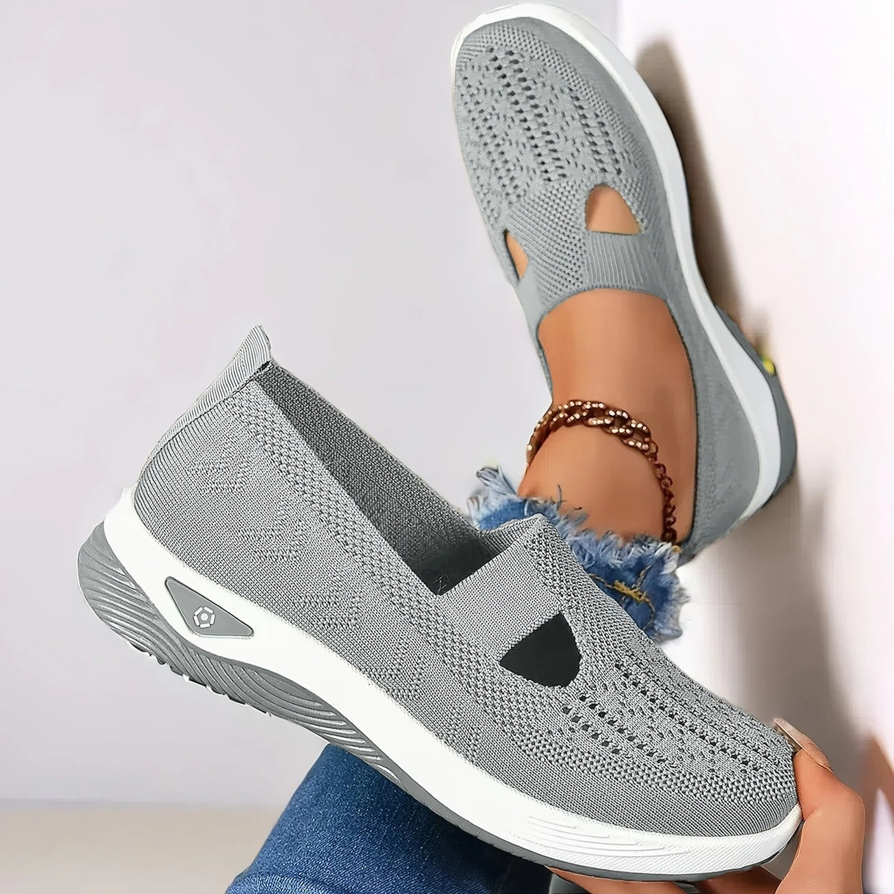 Damskie buty ortopedyczne z arch support, oddychające i antypoślizgowe
