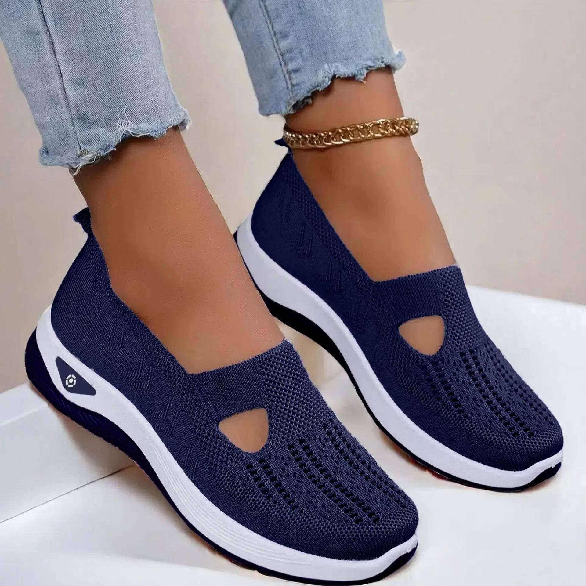 Damskie buty ortopedyczne z arch support, oddychające i antypoślizgowe