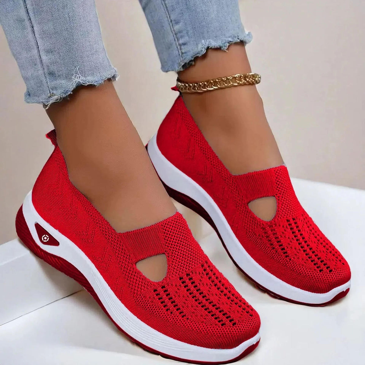 Damskie buty ortopedyczne z arch support, oddychające i antypoślizgowe