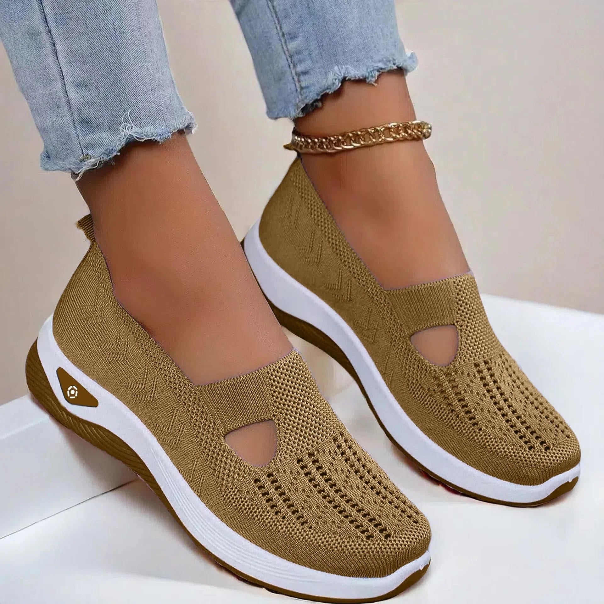 Damskie buty ortopedyczne z arch support, oddychające i antypoślizgowe