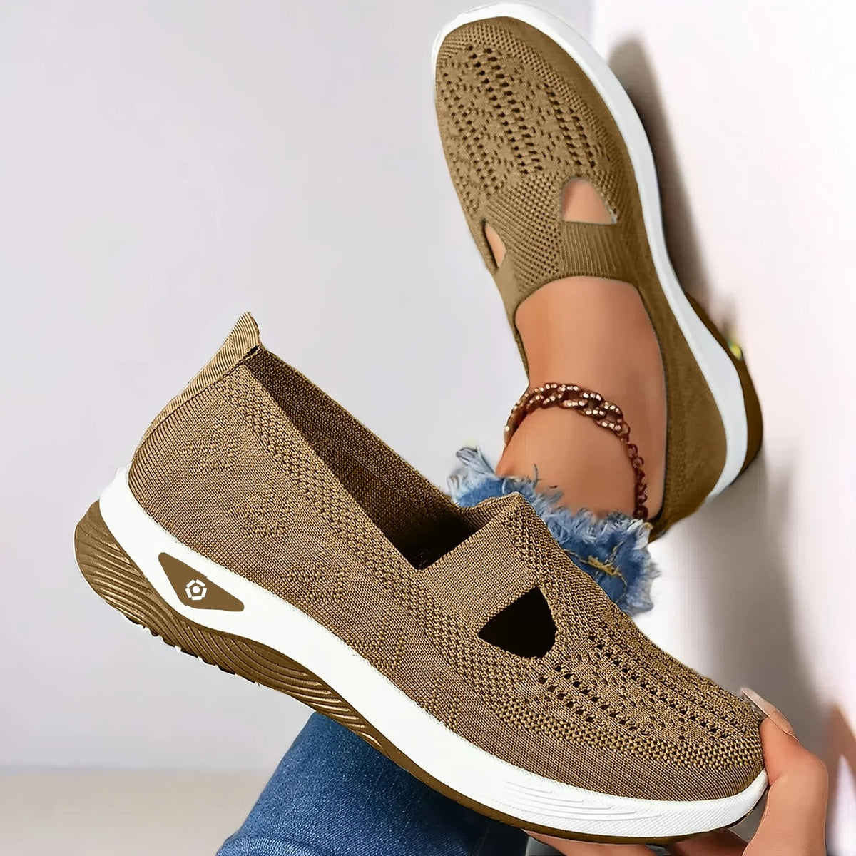 Damskie buty ortopedyczne z arch support, oddychające i antypoślizgowe