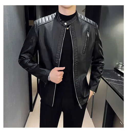 Adrian | Elegancka Skórzana Kurtka