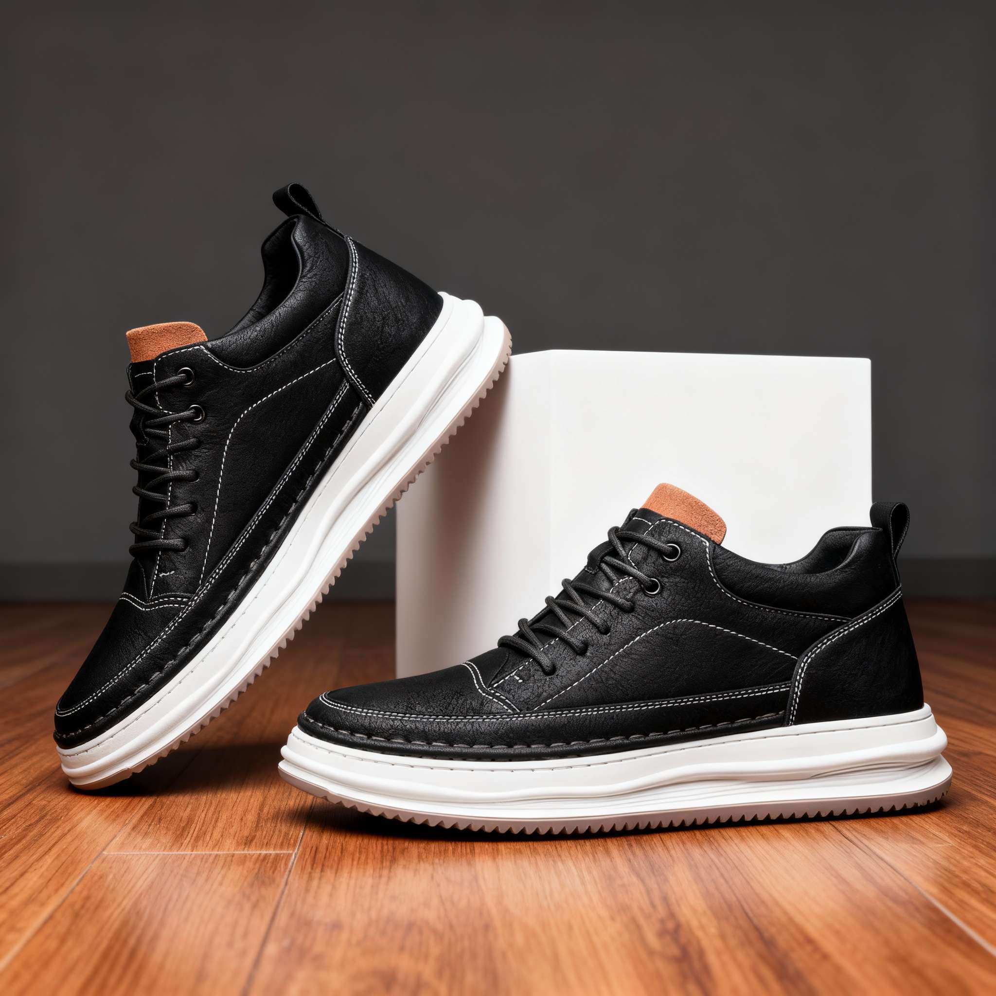Eleganckie Skórzane Buty