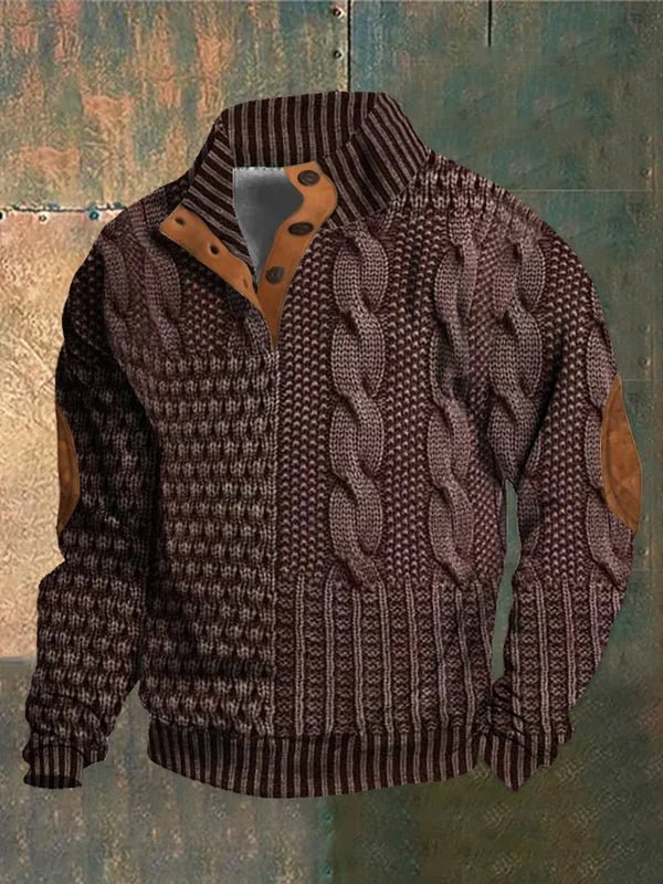 Grzegorz™ – Sweter z Nadrukiem Vintage