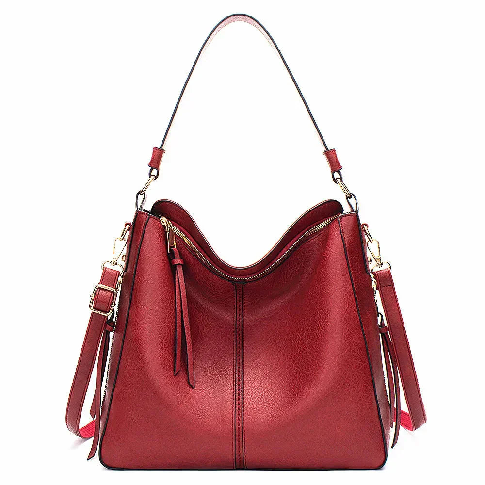 Justyna - Skórzana torba typu hobo