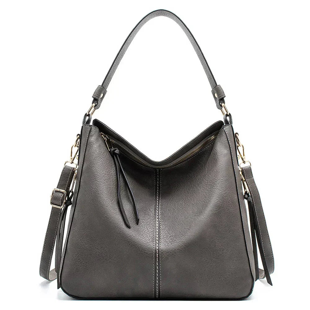 Justyna - Skórzana torba typu hobo